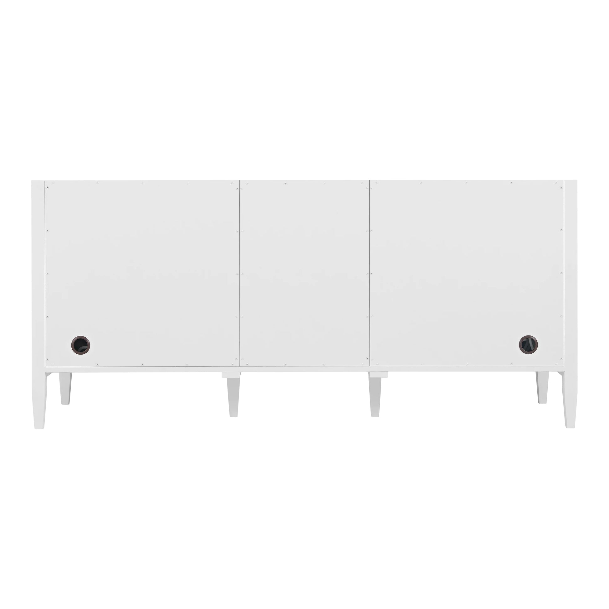Renovate for Less Atlanta Myrrin 72" Double Vanity, Bright White w/ 3 CM Eternal Marfil Silestone Top, view 9