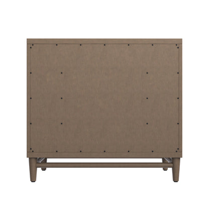 Portland 36" Single Vanity Whitewashed Walnut w/ 3 CM Carrara Marble Top, view 11