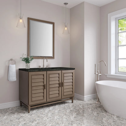 Portland 48" Single Vanity, Whitewashed Walnut, w/ 3 CM Phantome Eclos Top, view 4