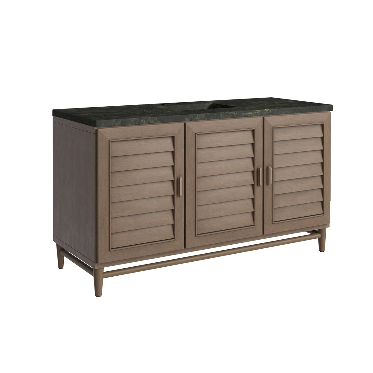 Portland 60" Single Vanity, Whitewashed Walnut, w/ 3 CM Phantome Eclos Top, view 11