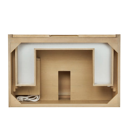 Solene 36" Single Vanity, Seaside Oak, w/ 3 CM Lime Delight Quartz Top, view 6