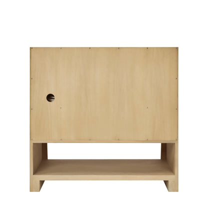 Solene 36" Single Vanity, Seaside Oak, w/ 3 CM Lime Delight Quartz Top, view 9