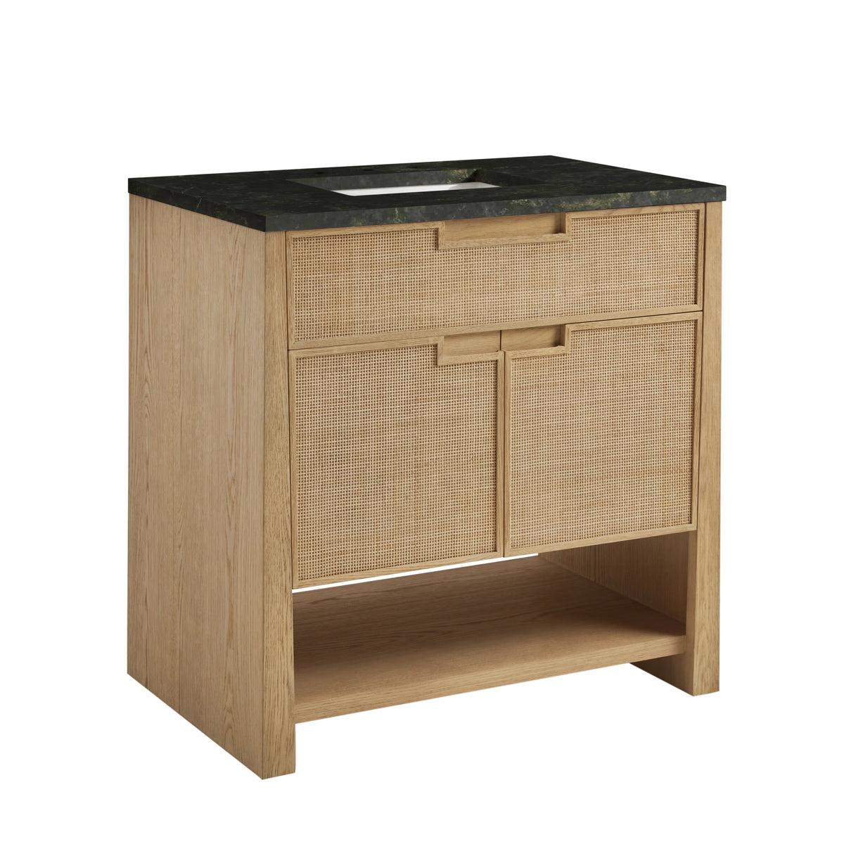 Solene 36" Single Vanity, Seaside Oak, w/ 3 CM Phantome Eclos Top, view 10