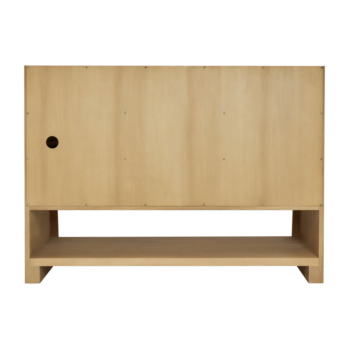 Solene 48" Single Vanity, Seaside Oak, w/ 3 CM Charcoal Soapstone Quartz Top, view 9
