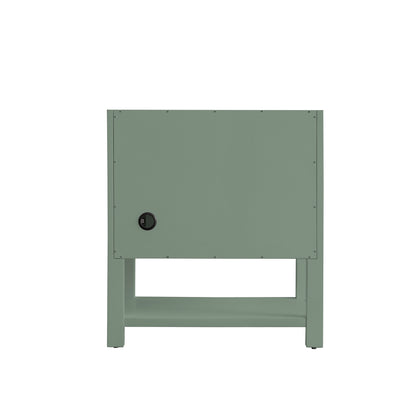 Renovate for Less Atlanta Breckenridge 30" Single Vanity, Smokey Celadon w/ 3 CM White Zeus Top
