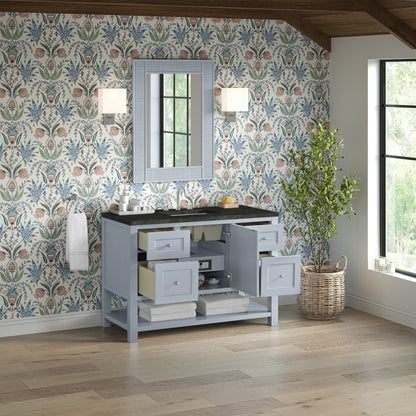 Renovate for Less Atlanta Breckenridge 48" Single Vanity, Serenity Blue, w/ 3 CM Phantome Eclos Top