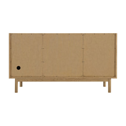 Renovate for Less Atlanta Laurent 60" Double Vanity, Light Natural Oak, w/ 3 CM Victorian Silver Quartz Top