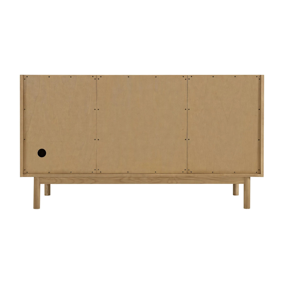 Laurent 60" Double Vanity, Light Natural Oak, w/ 3 CM Parisien Bleu Quartz Top w/FreePower Wireless Charger