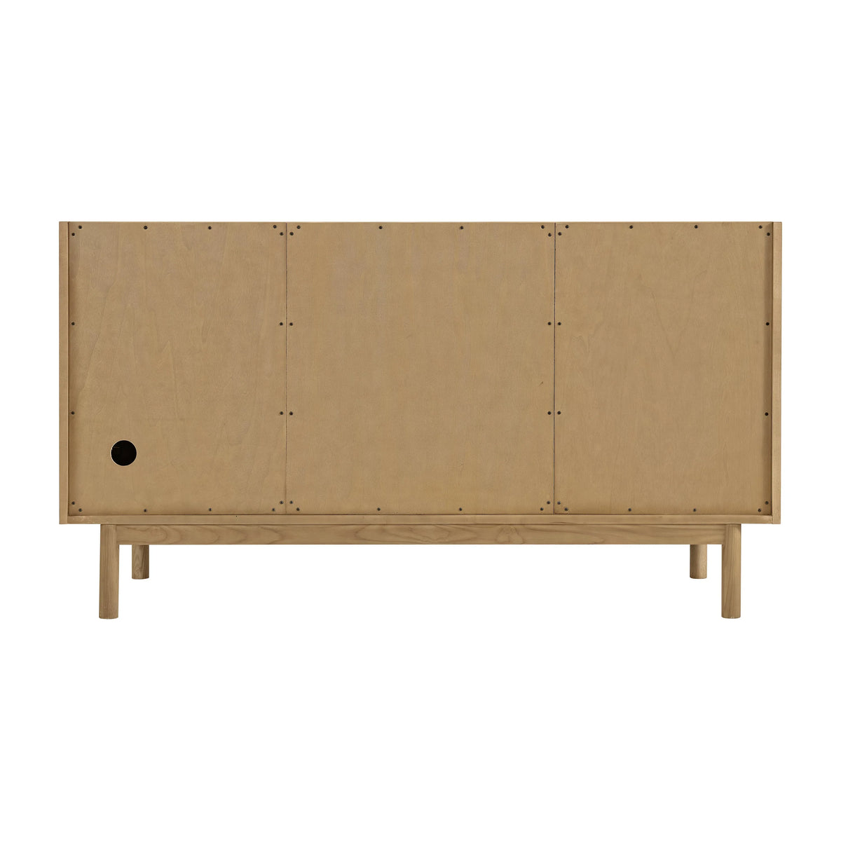 Laurent 60" Double Vanity, Light Natural Oak, w/ 3 CM Charcoal Soapstone Quartz Top