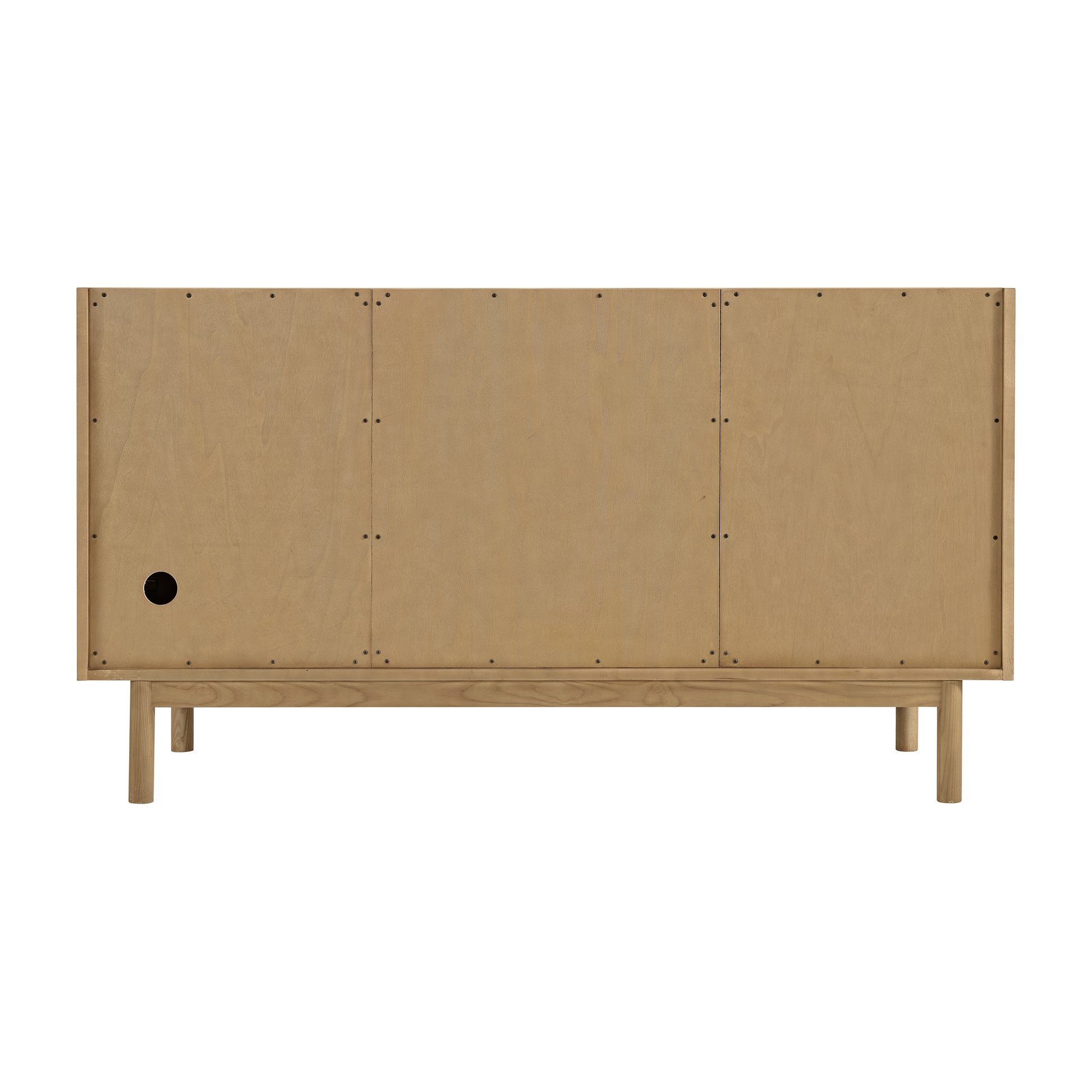 Renovate for Less Atlanta Laurent 60" Double Vanity, Light Natural Oak, w/ 3 CM Parisien Bleu Quartz Top w/FreePower Wireless Charger