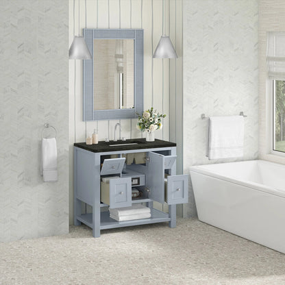 Breckenridge 36" Single Vanity, Serenity Blue, w/ 3 CM Phantome Eclos Top