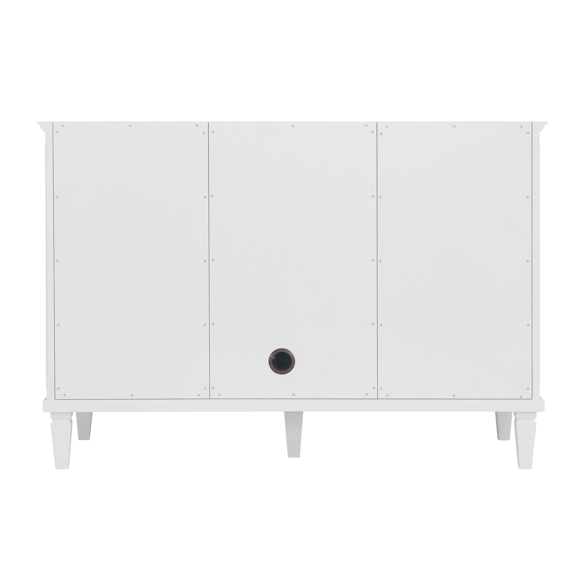 Lorelai 48" Single Vanity, Bright White w/ 3 CM Charcoal Soapstone Silestone Top