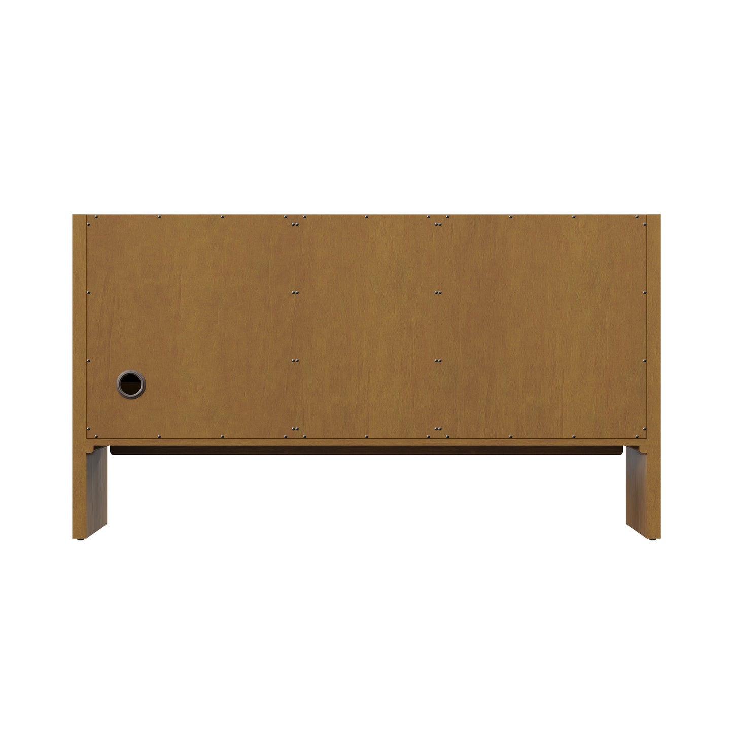 Renovate for Less Atlanta Hudson 60" Double Vanity, Honey Oak w/ 3 CM Ethereal Noctis Silestone Top