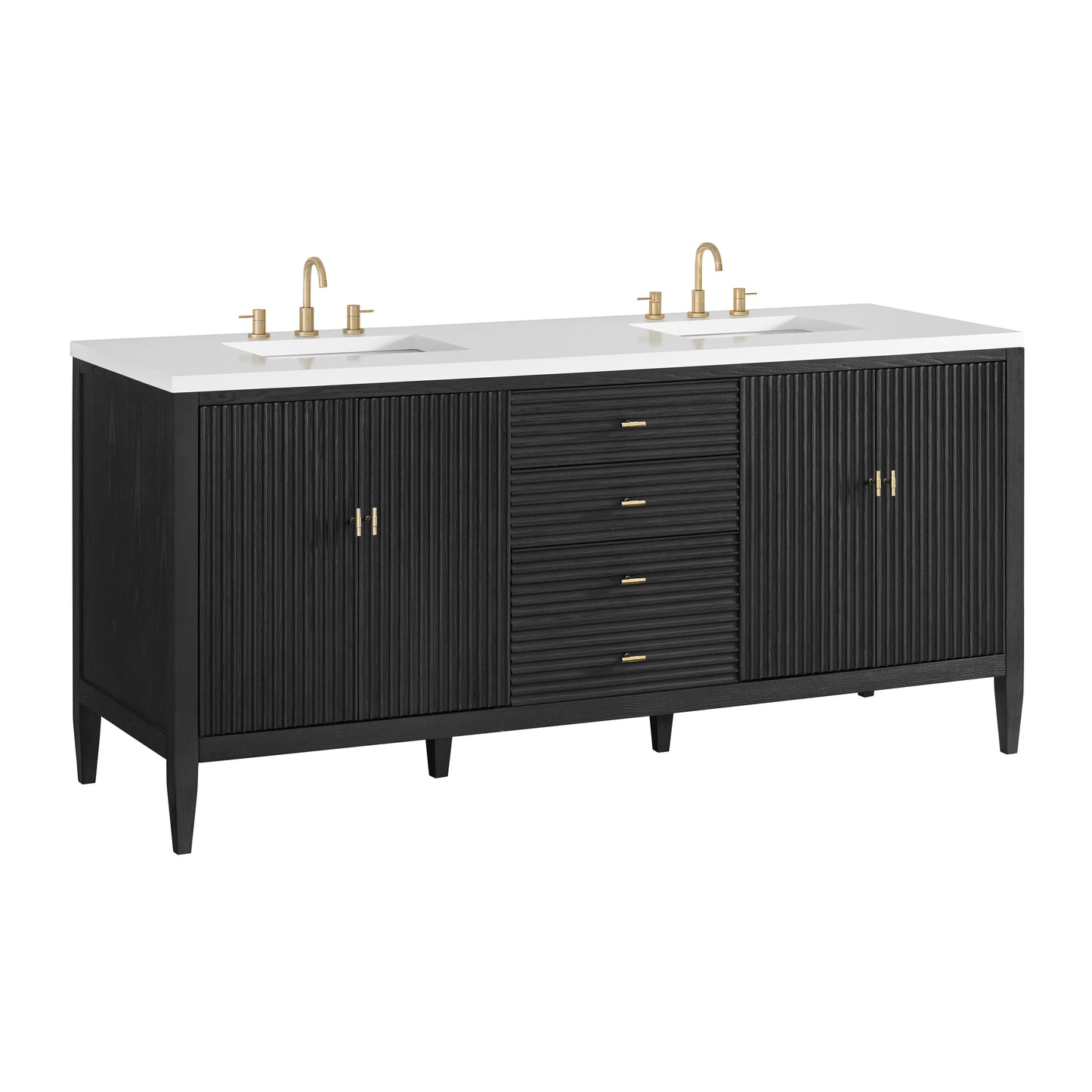 Renovate for Less Atlanta Myrrin 72" Vanity, Carbon Oak