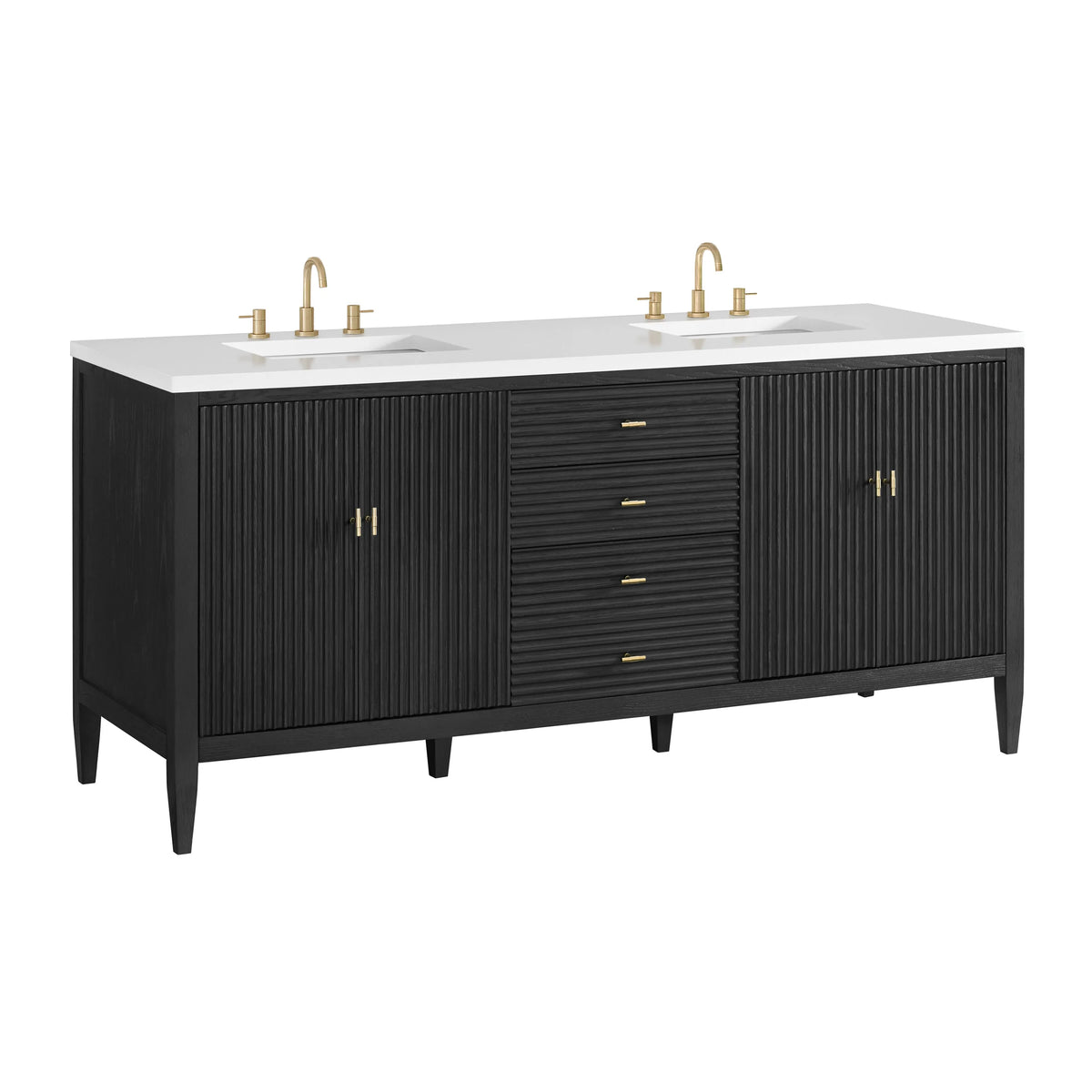 Myrrin 72" Vanity, Carbon Oak