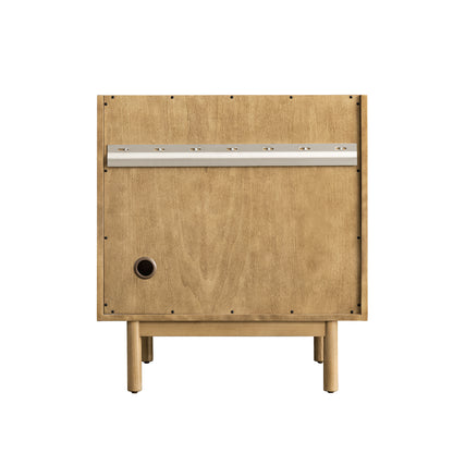 Renovate for Less Atlanta Laurent 30" Single Vanity, Light Natural Oak, w/ 3 CM Phantome Eclos Top