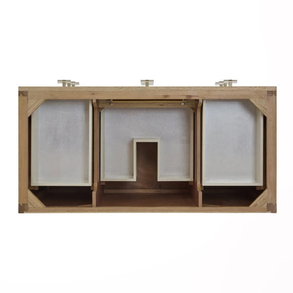 Celeste 48" Single Vanity, Sunwashed Oak with Embossed Shagreen