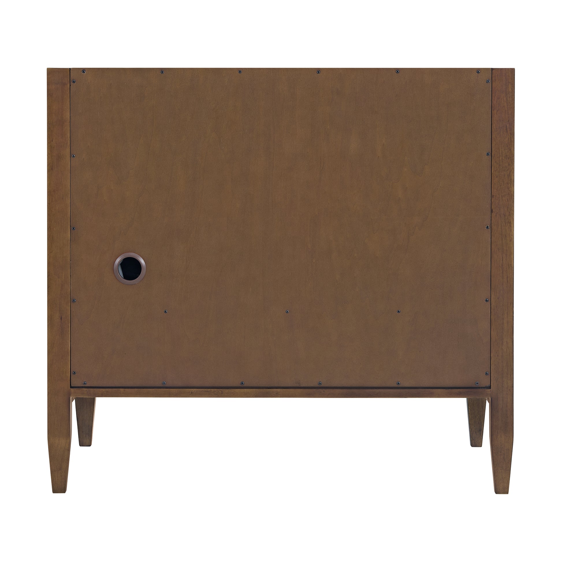 Renovate for Less Atlanta Myrrin 36" Vanity, Mid Century Walnut w/ 3 CM White Zeus Silestone Top