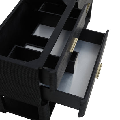 Renovate for Less Atlanta Lucian 72" Double Vanity, Carbon Oak