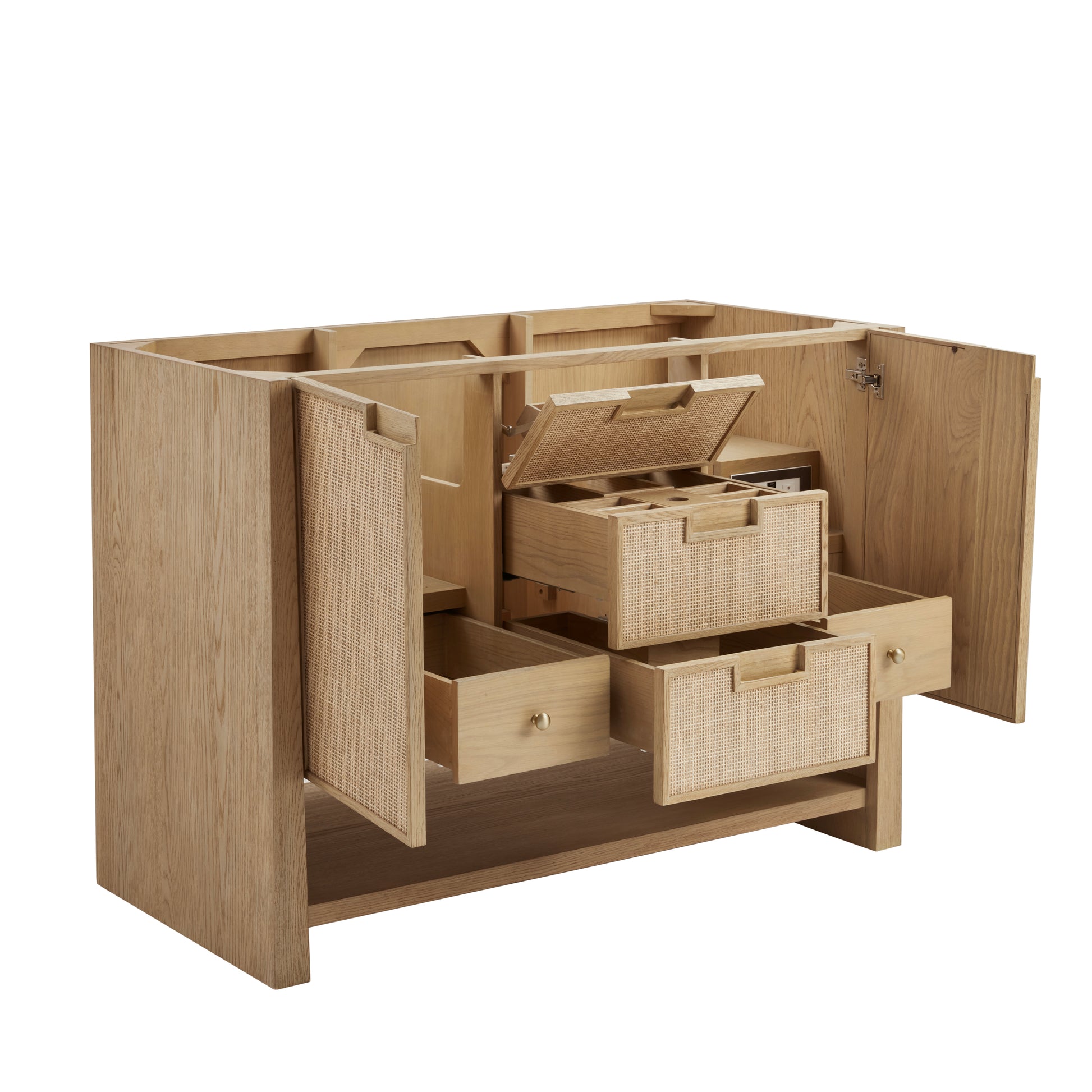 Renovate for Less Atlanta Solene 48" Single Vanity, Seaside Oak