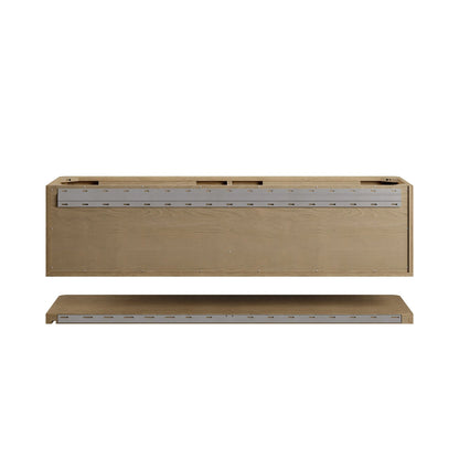 Allamari 72" Double Vanity, Dune Mist w/ 3 CM Siberian Silestone Top