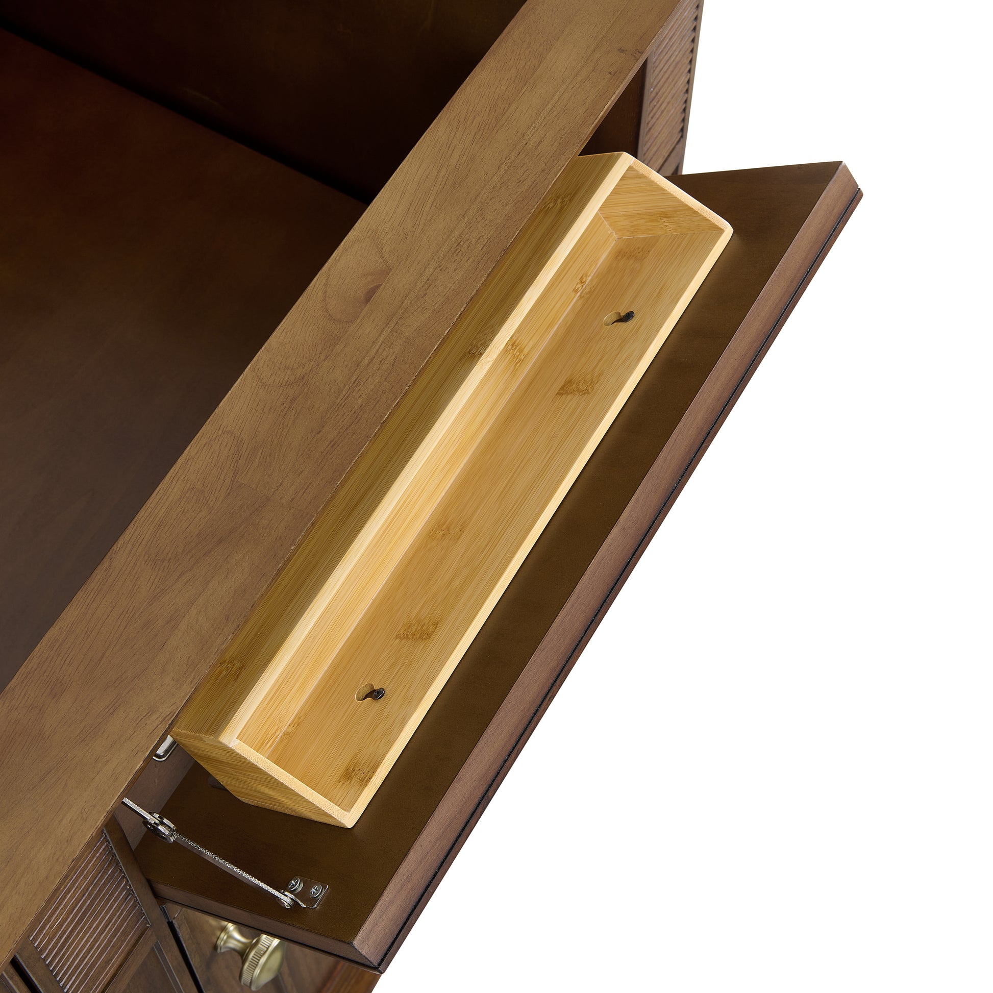 Renovate for Less Atlanta Lorelai 60" Double Vanity, Mid-Century Walnut