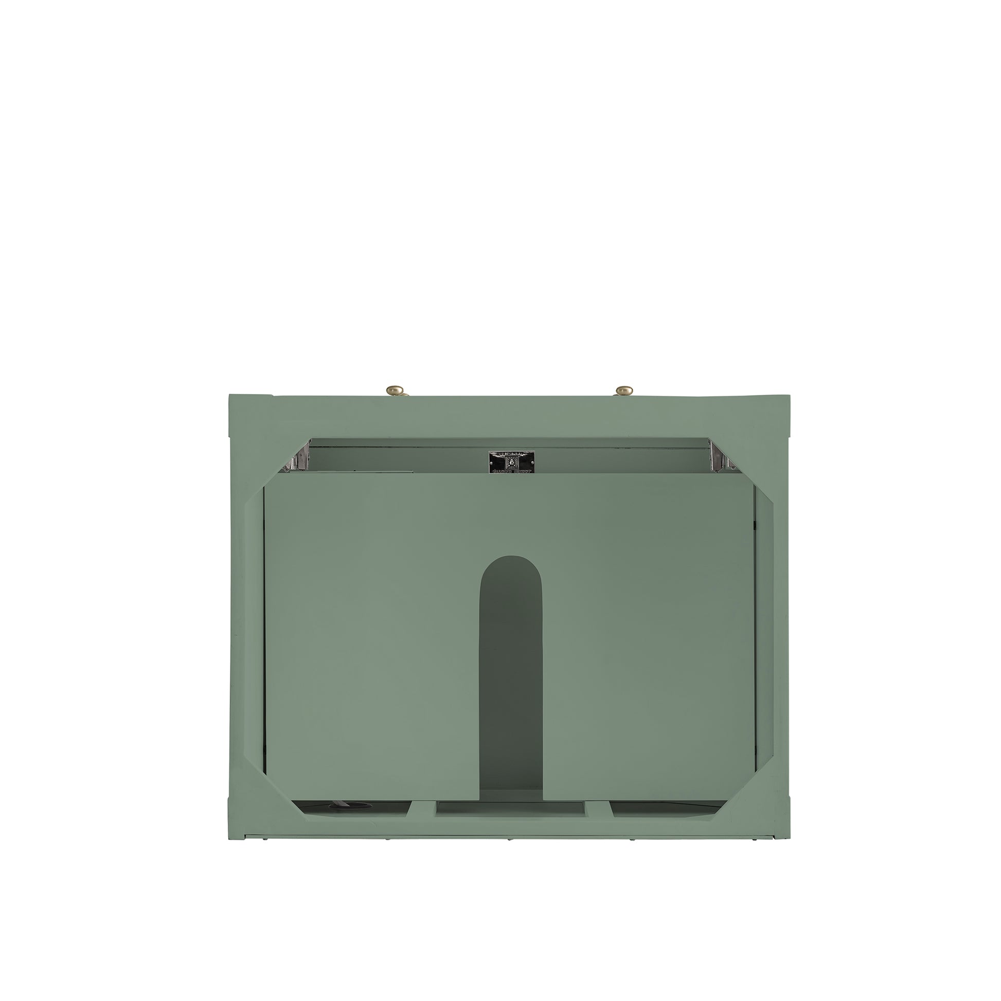 Renovate for Less Atlanta Breckenridge 30" Single Vanity, Smokey Celadon, w/ 3 CM Tajnar Eclos Top