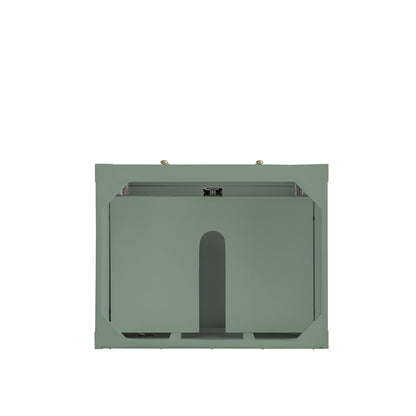 Renovate for Less Atlanta Breckenridge 30" Single Vanity, Smokey Celadon w/ 3 CM White Zeus Top