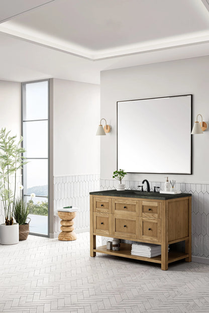 Breckenridge 48" Single Vanity, Light Natural Oak, w/ 3 CM Phantome Eclos Top