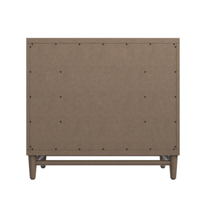Portland 36" Single Vanity Cabinet, Whitewashed Walnut
