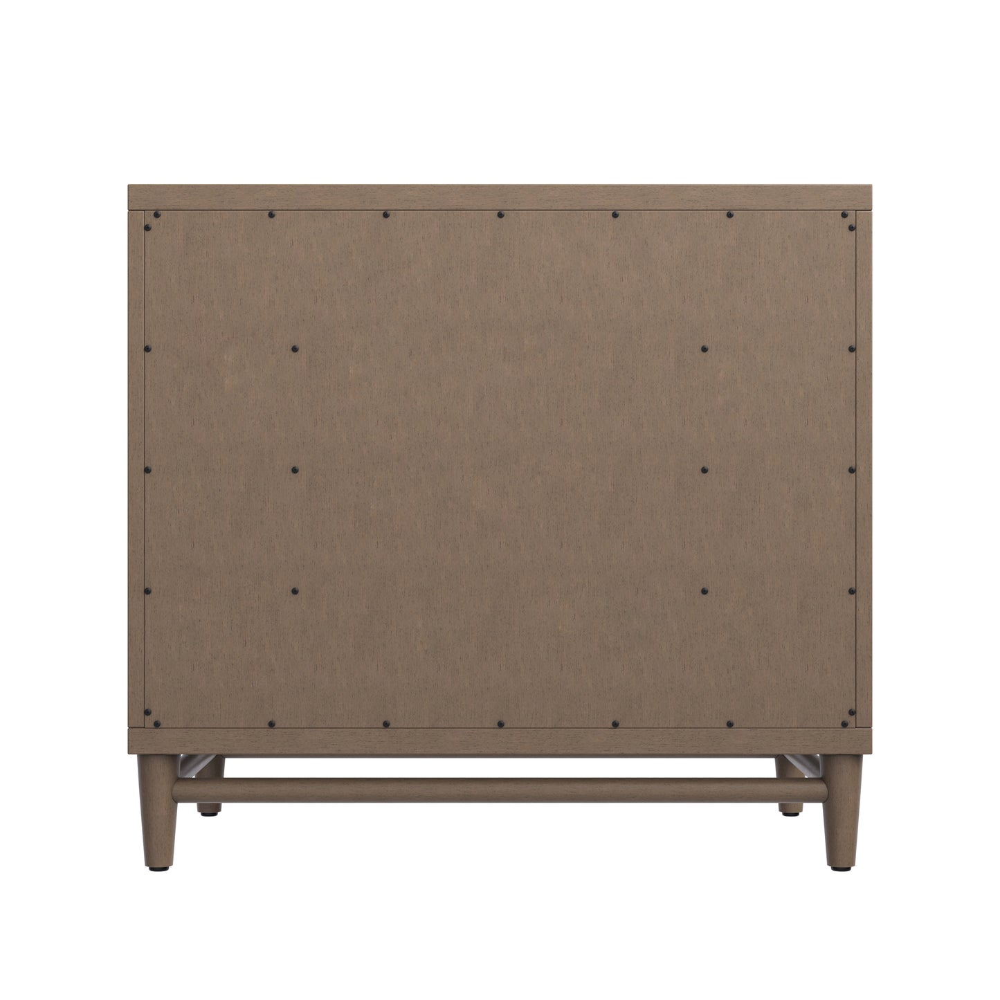 Renovate for Less Atlanta Portland 36" Single Vanity Whitewashed Walnut w/ 3 CM Charcoal Soapstone Silestone Top