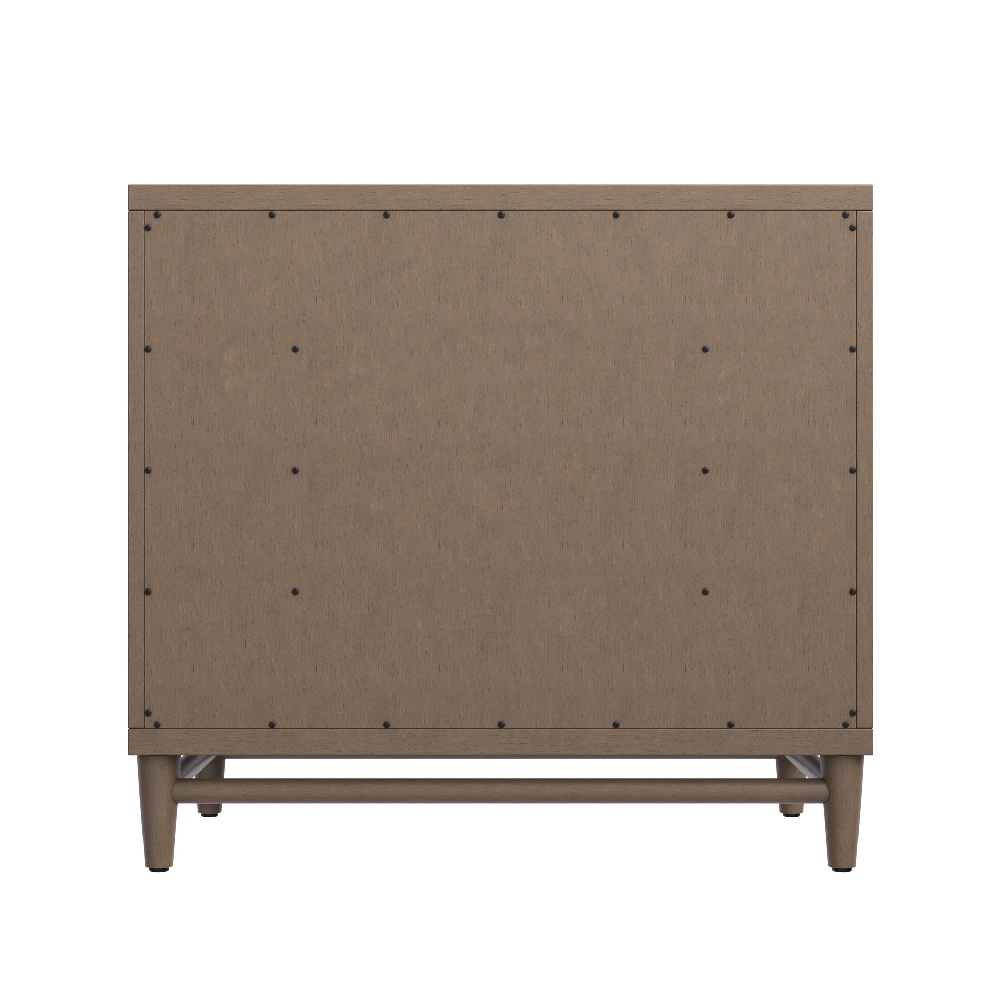 Renovate for Less Atlanta Portland 36" Single Vanity Whitewashed Walnut w/ 3 CM Charcoal Soapstone Silestone Top