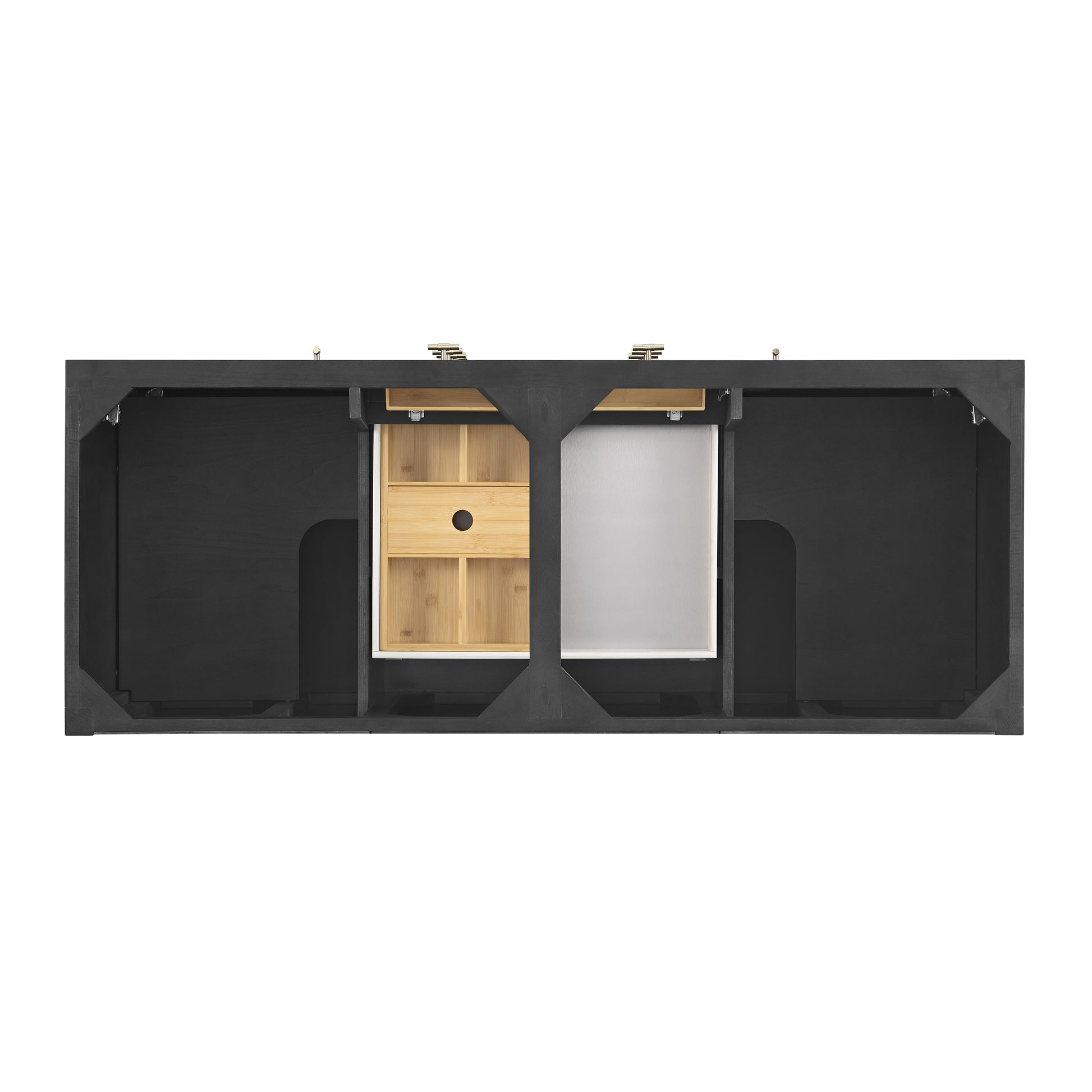 Renovate for Less Atlanta Myrrin 60" Double Vanity, Carbon Oak