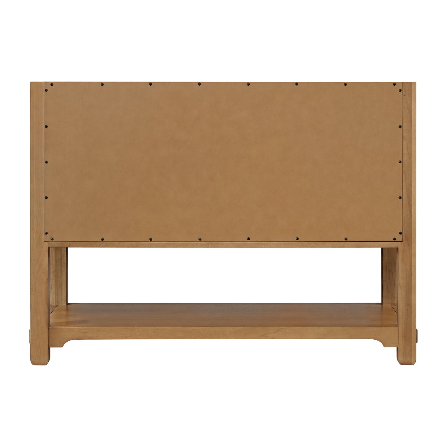Renovate for Less Atlanta Malibu 48" Single Vanity, Amber Birch, w/ 3 CM Phantome Eclos Top