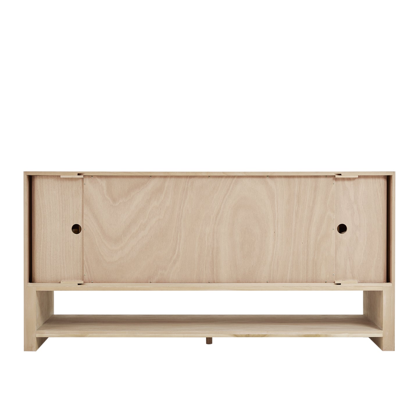 Renovate for Less Atlanta Marigot 72" Double Vanity, Sunwashed Oak, w/ 3 CM Tajnar Eclos Top w/FreePower Wireless Charger
