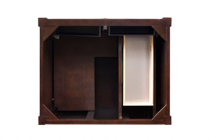 Renovate for Less Atlanta Brittany 30" Single Vanity Cabinet, Burnished Mahogany
