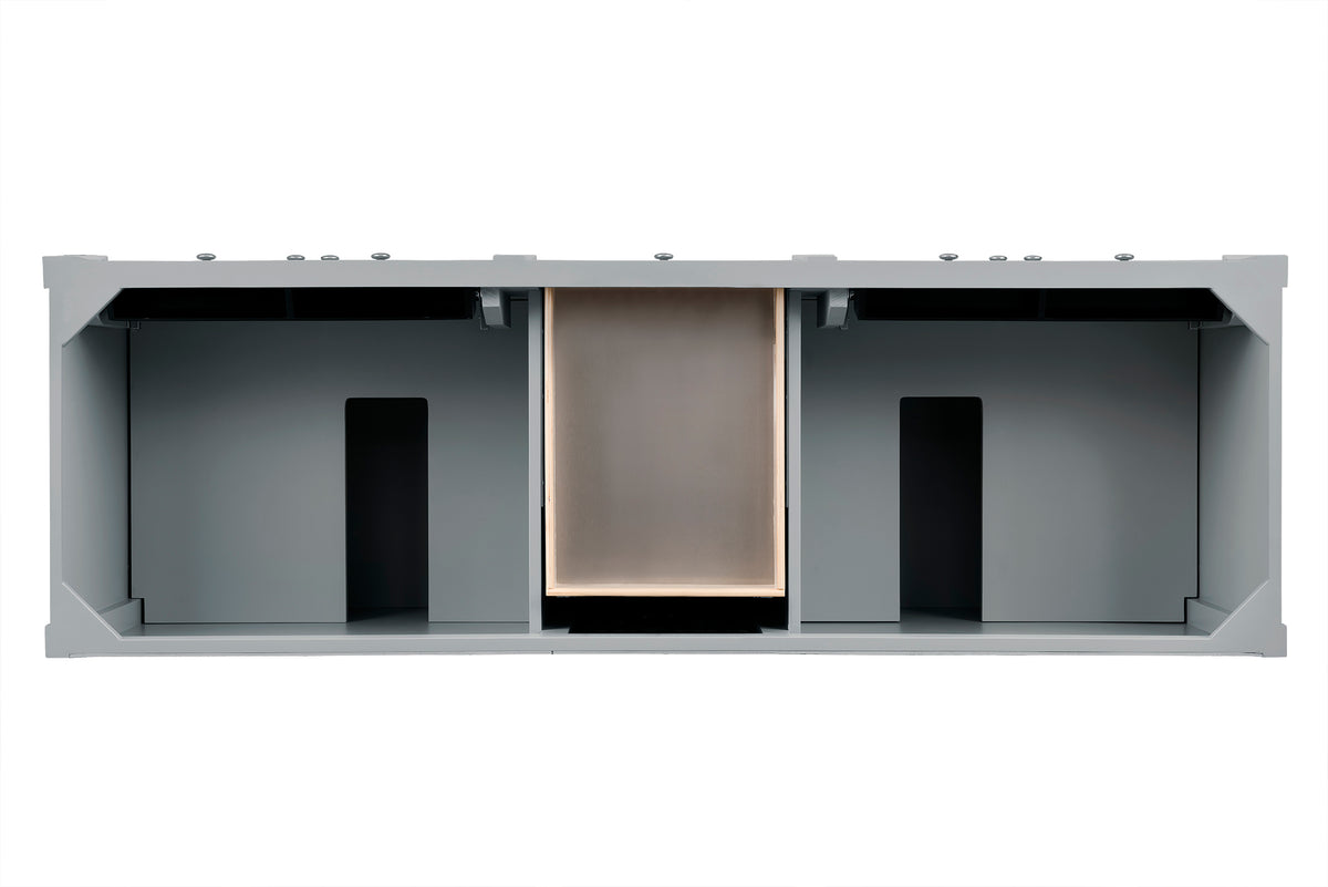 Renovate for Less Atlanta Brittany 72" Double Vanity Cabinet, Urban Gray
