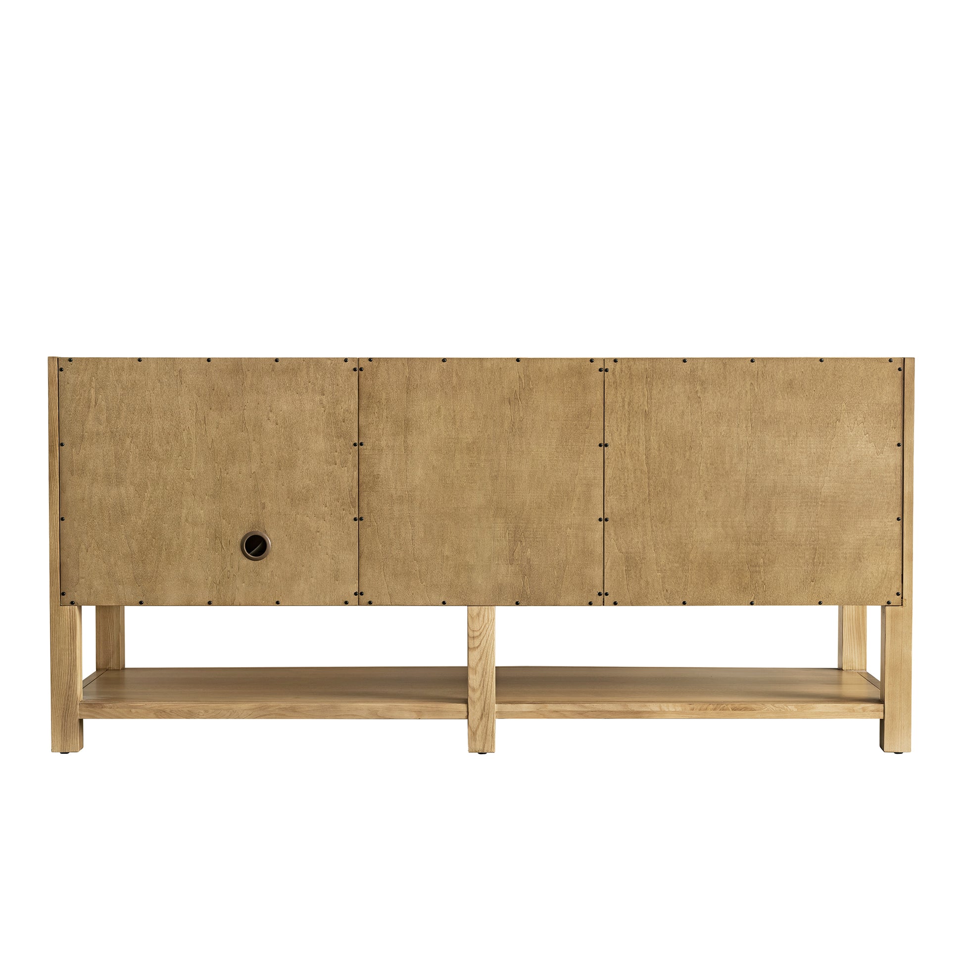 Renovate for Less Atlanta Breckenridge 72" Double Vanity, Light Natural Oak w/ 3 CM Lime Delight Top
