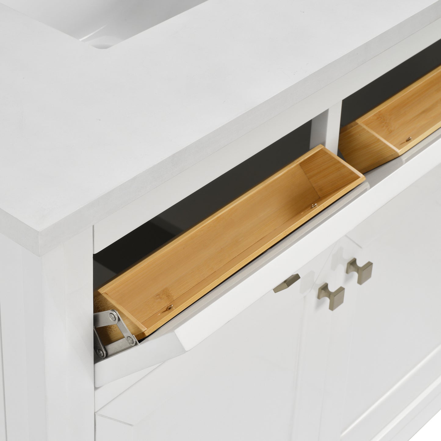 Renovate for Less Atlanta Chicago 36" Single Vanity, Glossy White