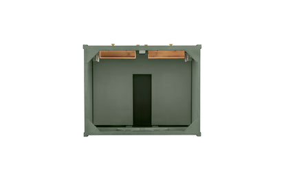 Renovate for Less Atlanta Chicago 30" Single Vanity, Smokey Celadon, w/ 3 CM Charcoal Soapstone Silestone® Top