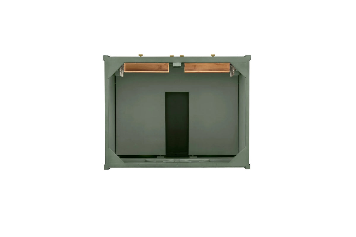 Chicago 30" Single Vanity, Smokey Celadon, w/ 3 CM Ethereal Noctis Silestone® Top