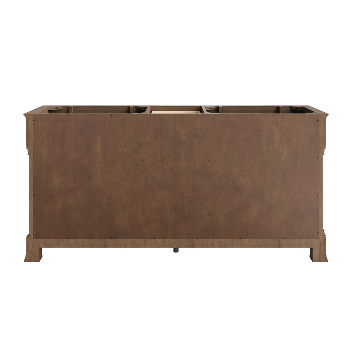 Brookfield 72" Double Vanity, Pecan, w/ 3 CM Siberian Silestone Top w/FreePower Wireless Charger