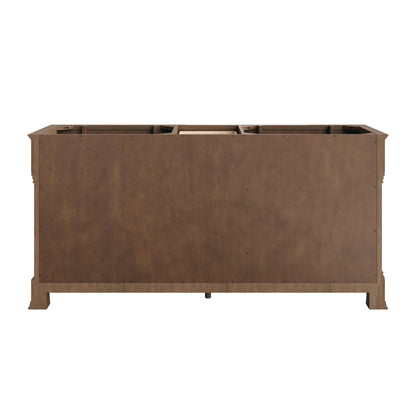 Renovate for Less Atlanta Brookfield 72" Double Vanity, Pecan, w/ 3 CM Phantome Eclos Top