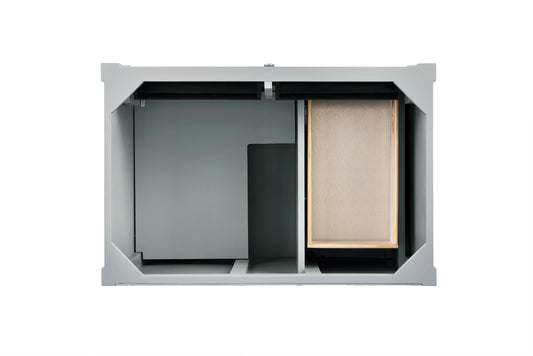Brittany 36" Single Vanity, Urban Gray w/ 3 CM Ethereal Noctis Silestone Top