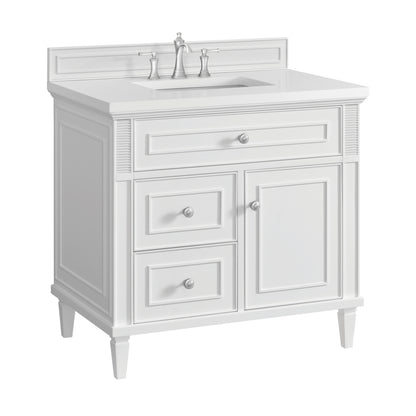 Renovate for Less Atlanta Lorelai 36" Single Vanity, Bright White