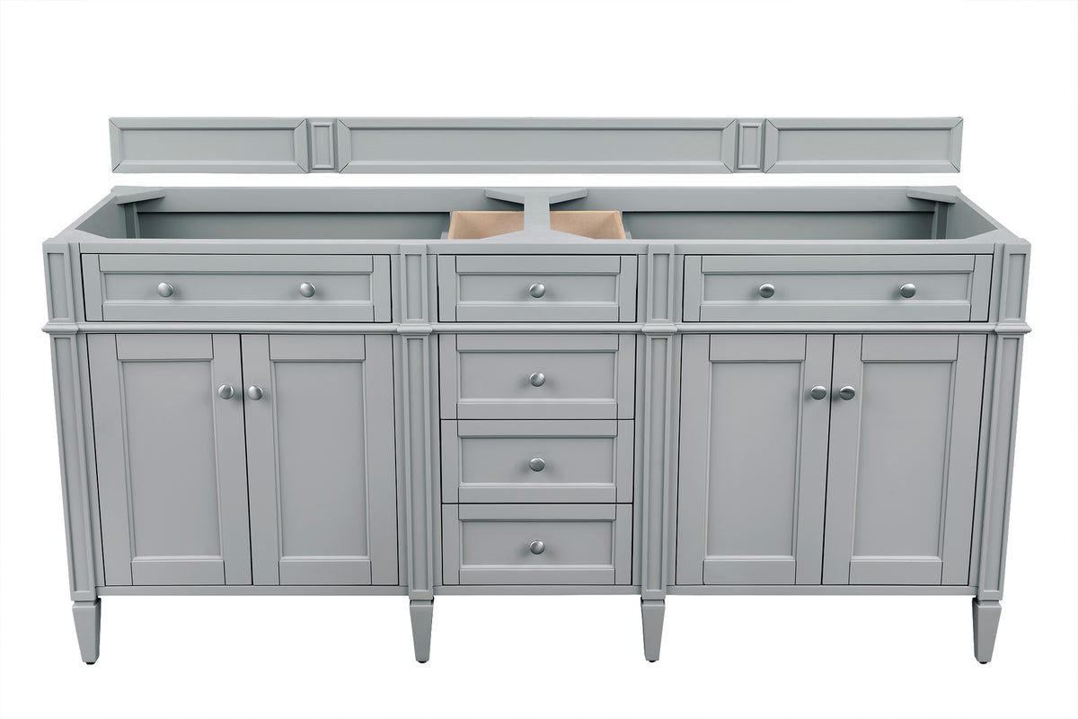 Renovate for Less Atlanta Brittany 72" Double Vanity Cabinet, Urban Gray