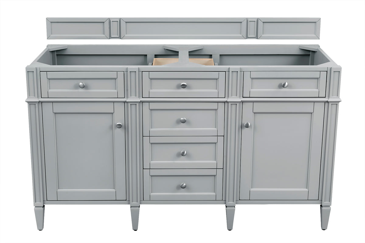 Renovate for Less Atlanta Brittany 60" Double Vanity Cabinet, Urban Gray