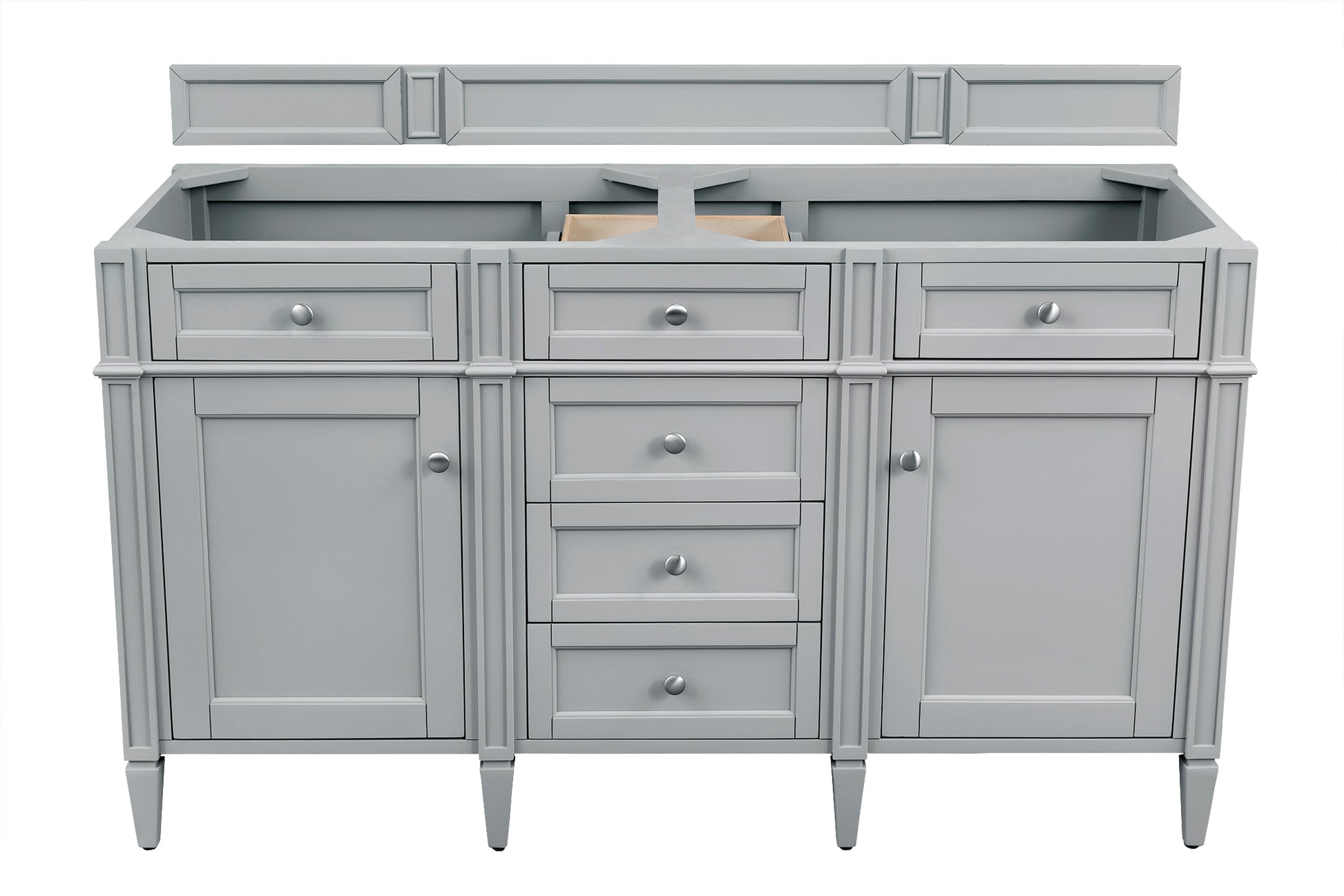 Renovate for Less Atlanta Brittany 60" Double Vanity Cabinet, Urban Gray