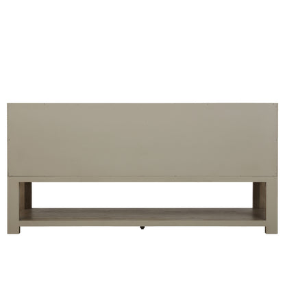 Renovate for Less Atlanta Lucian 72" Double Vanity, Pebble Oak