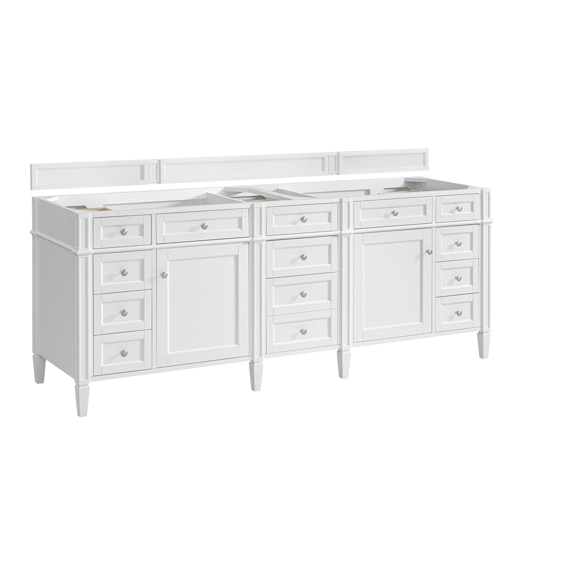 Renovate for Less Atlanta Brittany 84" Double Vanity, Bright White